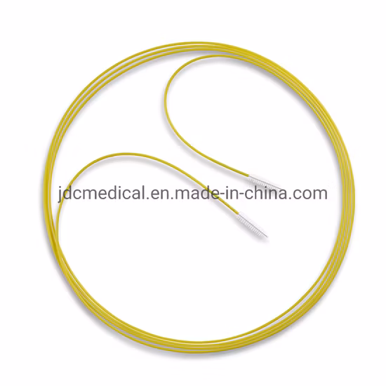 Escova de limpeza endoscópica de canal para endoscopia com extremidade dupla